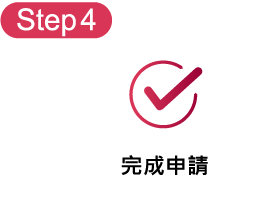 Step4完成申請