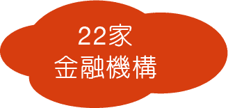 22家金融機構